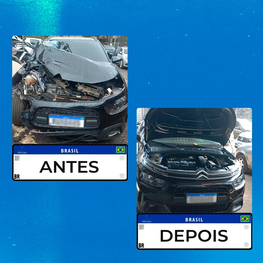 Antes e depois — caso 4